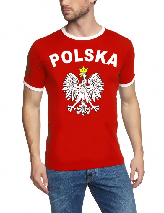 Polen WM 2018 T-Shirt Weiß Trikot Fußball Nr ALL 10 Sport 