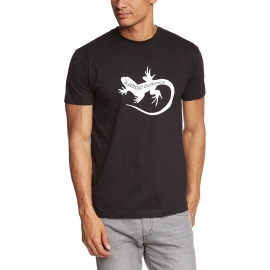Australia Outback Gecko T-Shirt schwarz