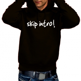 SKIP INTRO - Sweatshirt mit Kapuze HOODIE S - XXXL