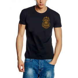 GOTHAM CITY POLICE - BATMAN Logo schwarz -  T-Shirt, GR.S M L XL XXL