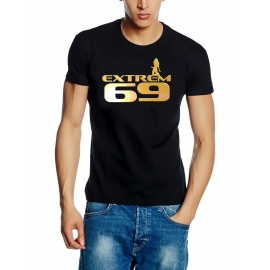 extrem 69  T-Shirt schwarz-gold S M L XL XXL XXXL