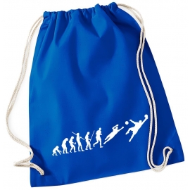 Evolution TORWART ! Gymbag Rucksack Turnbeutel Tasche Backpack für Pausenhof, Schule, Sport, Urlaub