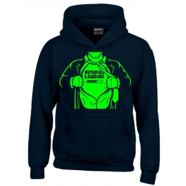 WUTANFALL LOADING ! Hoodie Sweatshirt mit Kapuze Superhelden Gr. 116 128 140 152 164 cm