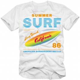 SUMMERSURF Bordriders Battle Longbeach California Logo T-Shirt S M L XL 2XL 3XL