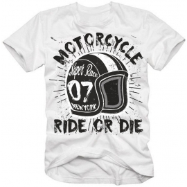 MOTORCYCLE Superrace 07 New York Logo T-Shirt S M L XL 2XL 3XL