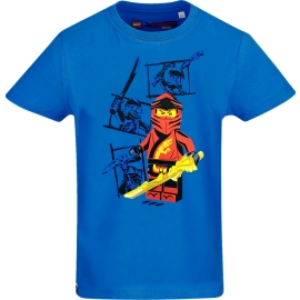 Lego Ninjago Kinder T-Shirt blau Schwert Jungen + Mädchen Gr. 104 116 128 140 Lego Wear original Bausteine Kleidung