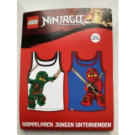 4 Lego Ninjago Unterhemden Set Jungen Gr. 122/128 Lego Wear original. Unterwäsche Kinder Bekleidungsset MEGAPACK
