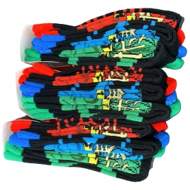 LEGO NINJAGO Socken Set 3 Paar Kindersocken Kinder Strümpfe für Jungen Ninja SCHWARZ Gr.27/30 31/34 35/38