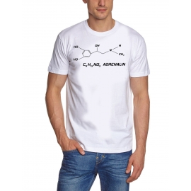 Adrenalin  T-Shirt weiss C9 H13 NO2