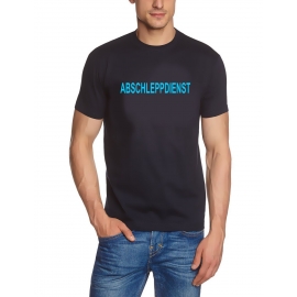 T-Shirt dunkelblau ABSCHLEPPDIENST Shirt hellblau S- XXXL