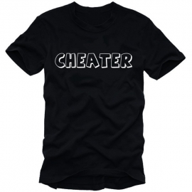 Cheater Counterstrike t-shirt Mogeln, betrügen, täuschen S-XXXL