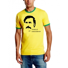 T-Shirt  PABLO ESCOBAR T-Shirt ringer memorial cocaine tshirt