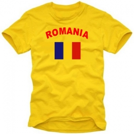 ROMANIA - T-SHIRT RUMÄNIEN - FLAGGE