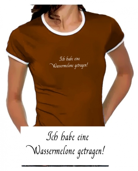 Ich habe eine Wassermelone getragen ! DIRTY DANCING Girly Ringer