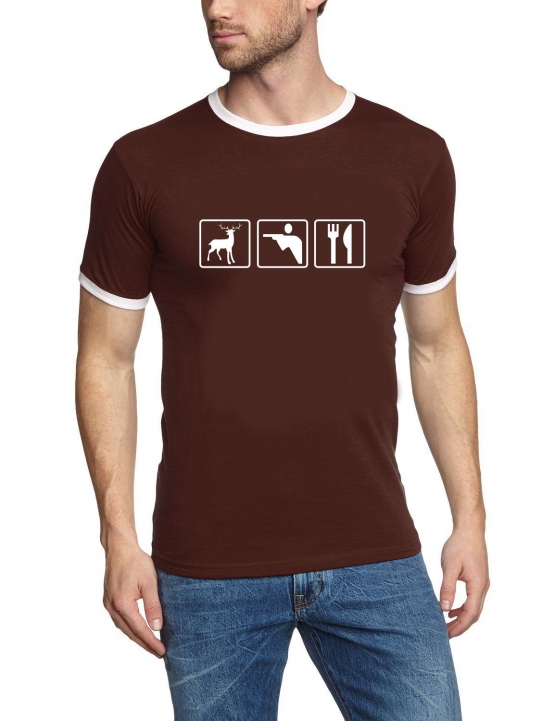 JÄGER - T-SHIRT RINGER - SCHÜTZENFEST