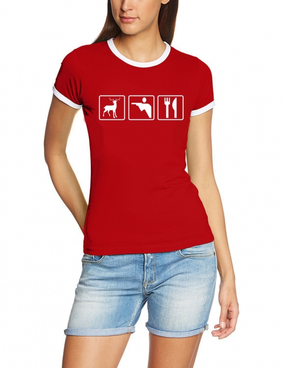 JÄGER - T-SHIRT RINGER - SCHÜTZENFEST