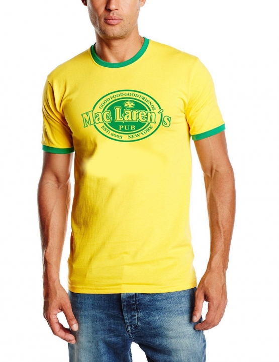 Mac Laren Irish Pub HIMYM Irland T-Shirt RINGER