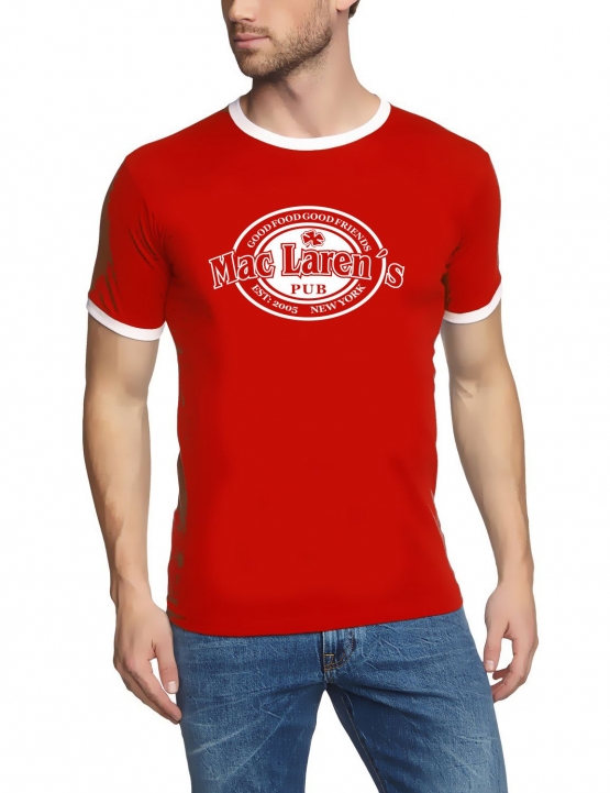 Mac Laren Irish Pub HIMYM Irland T-Shirt RINGER
