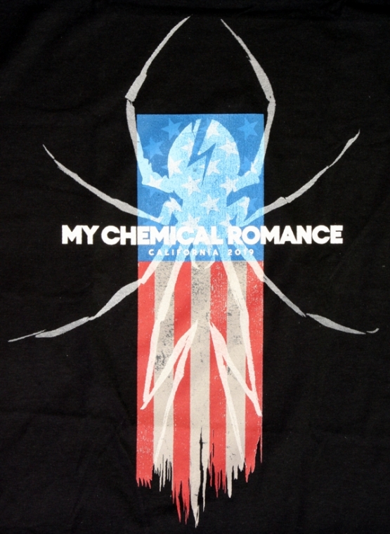 MY CHEMICAL ROMANZE T-SHIRT california 2019 S M L XL