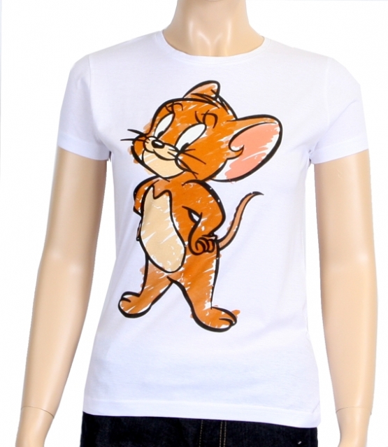 TOM UND JERRY DAMEN SHIRT T-SHIRT