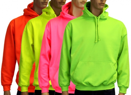 NEON Sweatshirt HOODIE floureszierend S ML XL