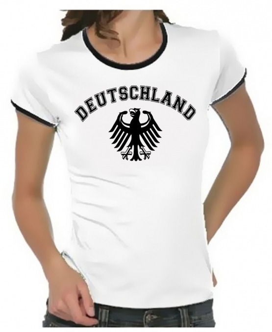 Deutschland Adler T-Shirt EM 2012 Damen oder Herren Ringer T-Shi
