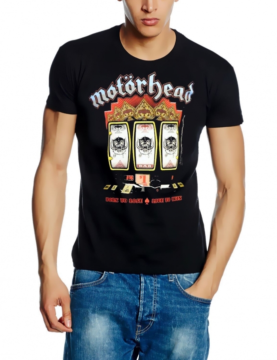 MOTORHEAD Slot Machine T-SHIRT -  S M L XL Schwarz