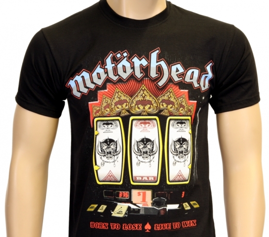 MOTORHEAD Slot Machine T-SHIRT -  S M L XL Schwarz