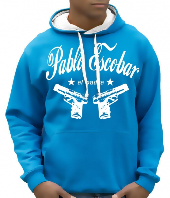 PABLO ESCOBAR - el padre Hoodie Sweatshirt der Pate Mafia - div.