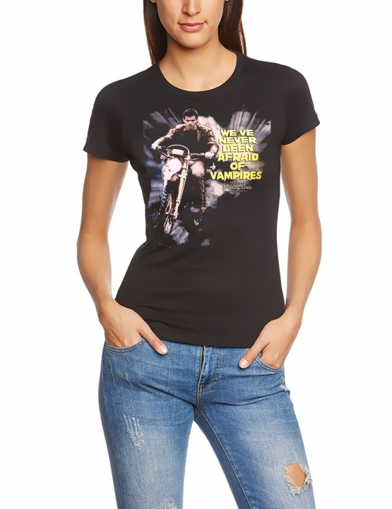 Twilight Saga Jacob Girly T-Shirt Schwarz Bike - Breaking Dawn -