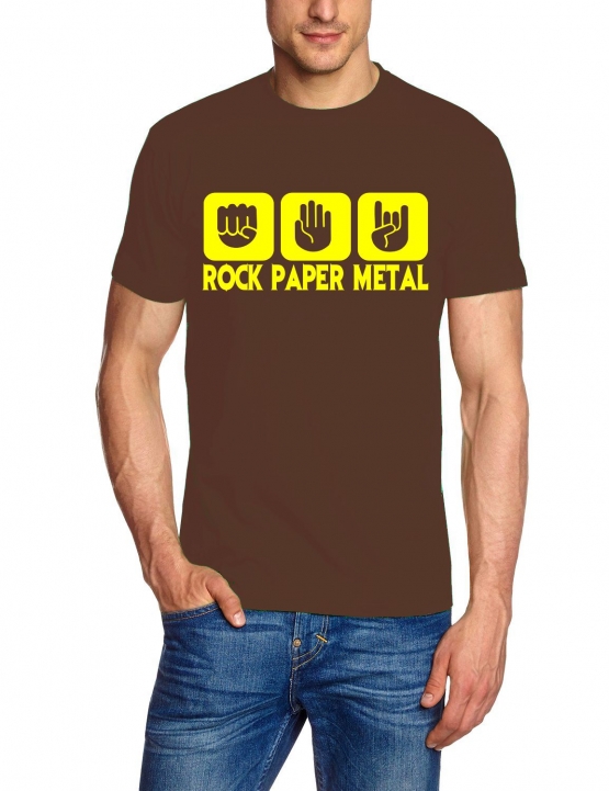 ROCK PAPER METAL T-Shirt S M L XL 2XL 3XL 4XL 5XL