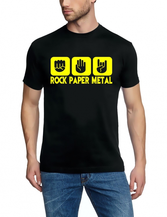 ROCK PAPER METAL T-Shirt S M L XL 2XL 3XL 4XL 5XL