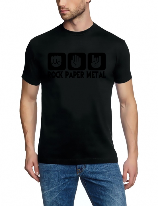 ROCK PAPER METAL T-Shirt S M L XL 2XL 3XL 4XL 5XL