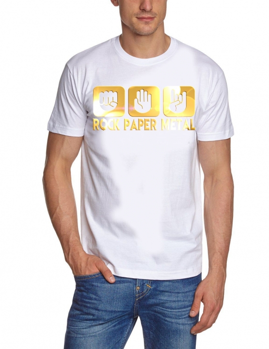 ROCK PAPER METAL T-Shirt S M L XL 2XL 3XL 4XL 5XL