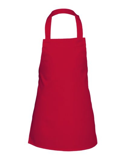 Kinderschürze Kinderbäckerei Schürze für Kinder Uni rot hellblau