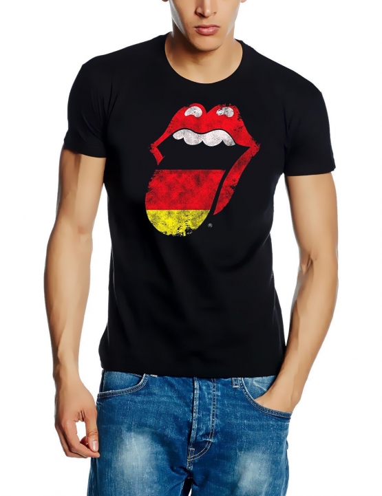 The Rolling Stones Deutschland T-Shirt schwarz Gr. S M L XL XXL