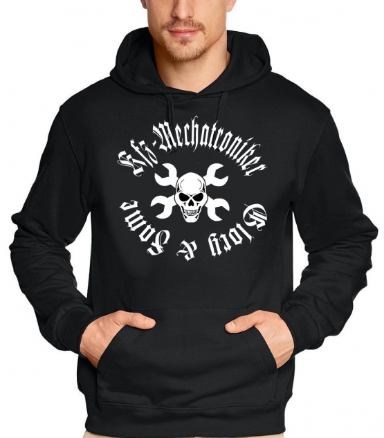 Kfz-Mechatroniker Glory & Fame Sweatshirt mit Kapuze HOODIE S M