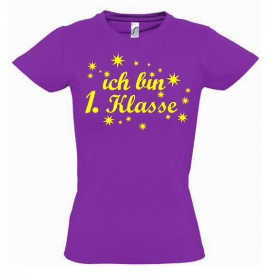 Ich bin 1. Klasse T-Shirt Mädchen Einschulung Schulanfang Gr. 98