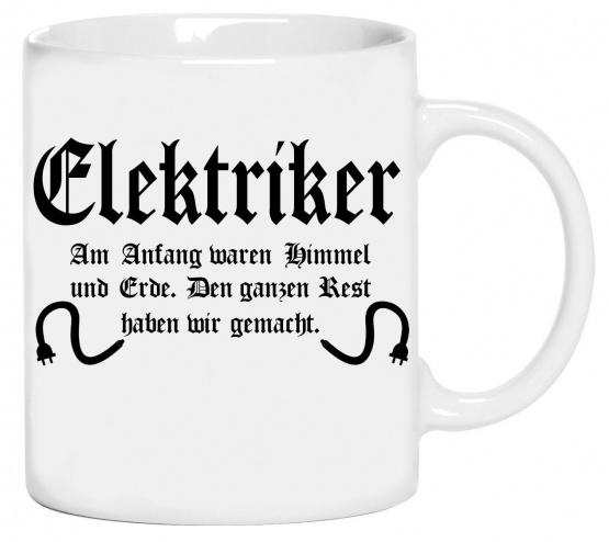 Elektriker Becher ! Am Anfang waren Himmel und Erde, den ganzen 