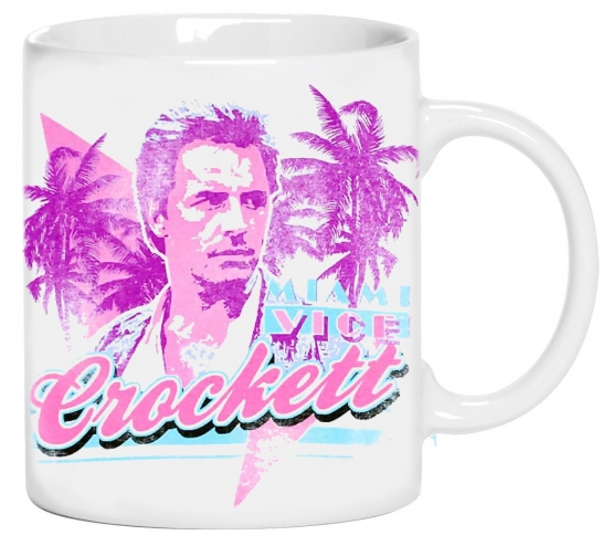 MIAMI VICE - SONNY CROCKET ! 80 ER Jahre Kult Kaffetasse Don Joh