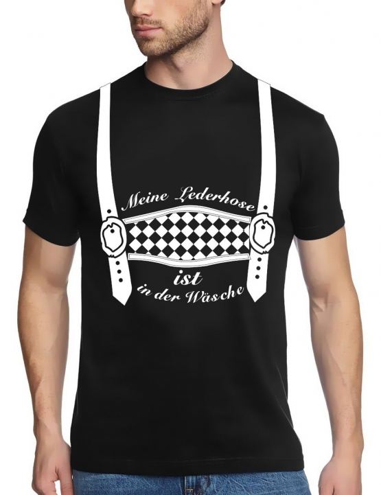 Meine Lederhose ist in der Wäsche ! Oktoberfest Tracht T-Shirt