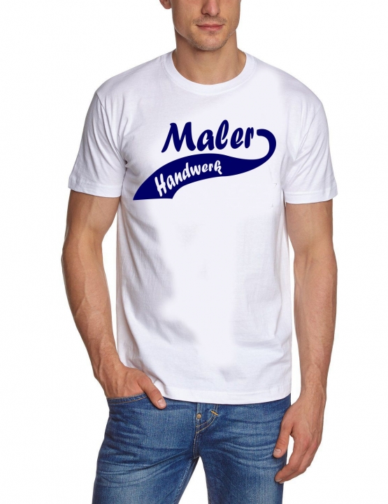 MALER HANDWERK T-Shirt oder Kapuzensweatshirt, viele Farben Gr.S