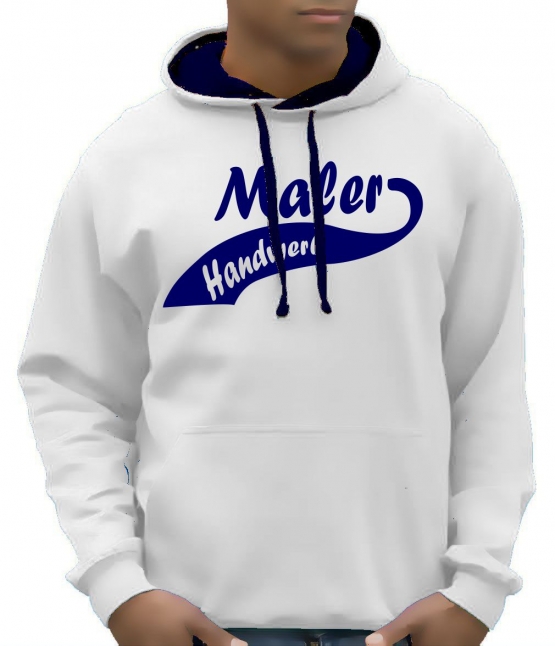 MALER HANDWERK T-Shirt oder Kapuzensweatshirt, viele Farben Gr.S