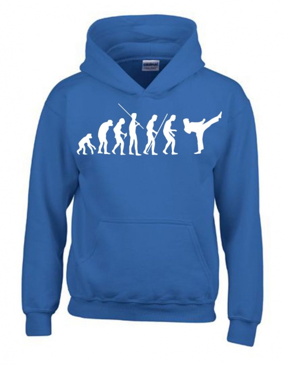 KARATE Evolution Kinder Sweatshirt mit Kapuze HOODIE Kids Gr.128