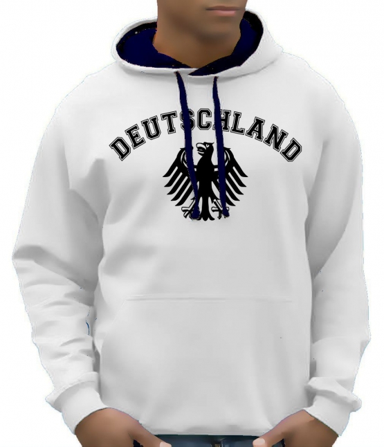 Deutschland ADLER Fußball HOODIE TRIKOT mit Deinem NAMEN + NUMME