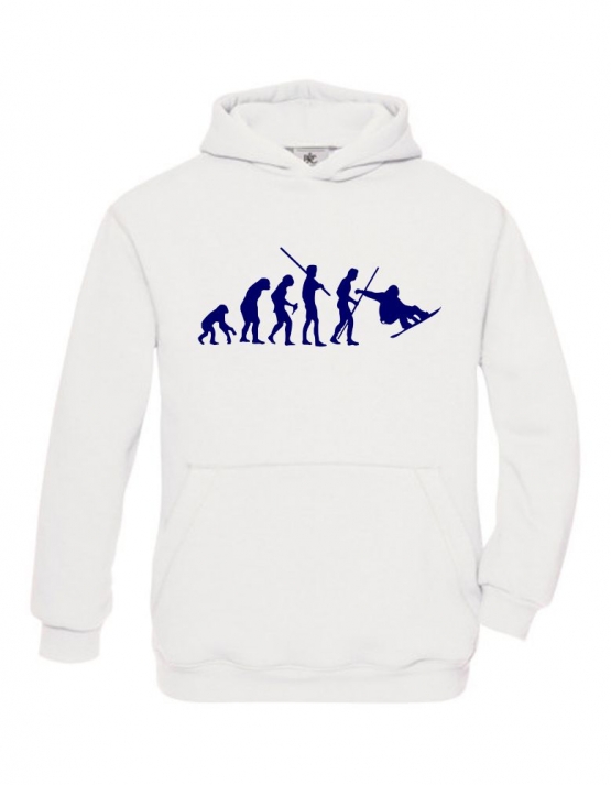 SNOWBOARD Evolution Kinder Sweatshirt mit Kapuze HOODIE Kids Gr.
