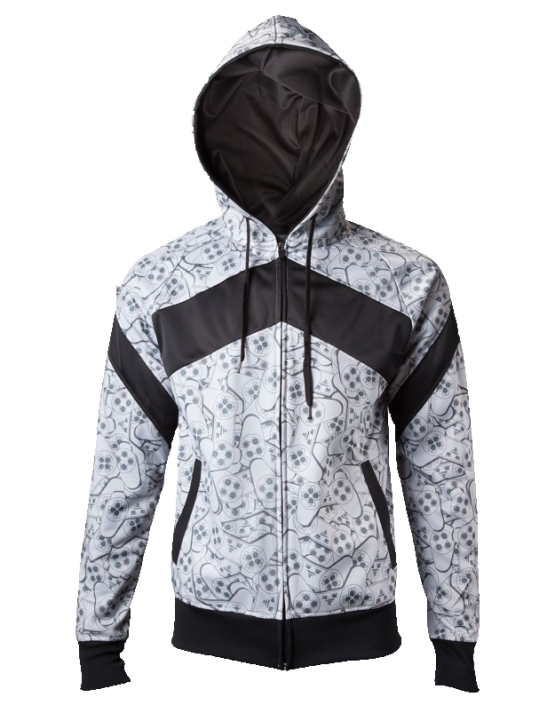 PlayStation - Controller Hoodie PS4 Trainingsjacke Jacke Sweatsh