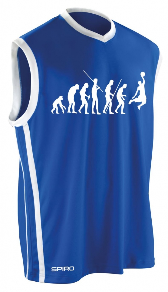 BASKETBALL - Evolution !  TRIKOT Tank Shirt S M L XL XXL 3XL 4XL 5XL Rot, Schwarz, Blau Teamshirt auch mit Shorts erhältlich.