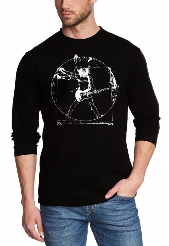 DA VINCI GUITAR ROCK !  T-Shirt S M L XL XXL 3XL 4XL 5XL auch als Sweatshirt mit Kapuze