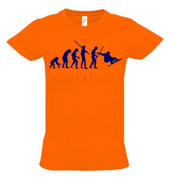 SNOWBOARD Evolution Kinder T-Shirt Kids Gr.128 - 164 cm